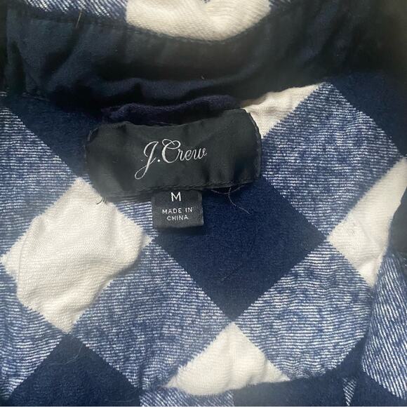 J.Crew Buffalo Check Shirt Jacket Size M - Picture 6 of 7
